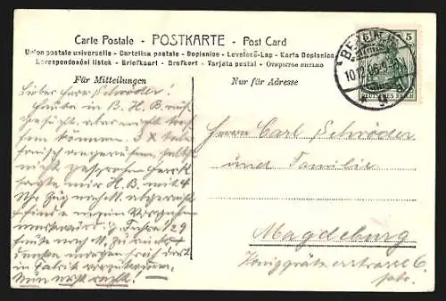 AK Berlin-Kreuzberg, Hallesches Tor mit Hochbahn