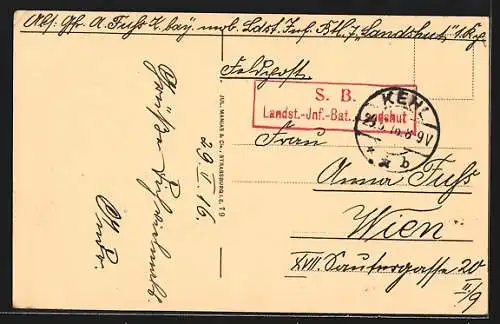 AK Kehl a. Rh., Rheinpartie mit Frachtschiffen