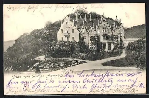 AK Schloss Altenstein, Ortsansicht mit Anlagen