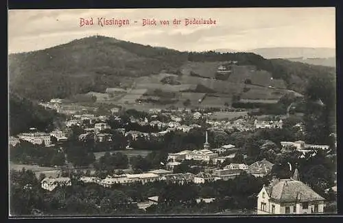 AK Bad Kissingen, Blick von der Bodenlaube