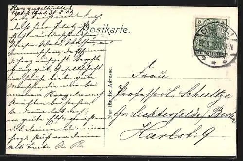 AK Buntenbock /Harz, Bärenbrucher Teich mit Uferweg