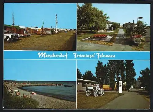 AK Meeschendorf auf Fehmarn, Ferienlager d. Landkreises Rotenburg /Hersfeld und Europa-Camping