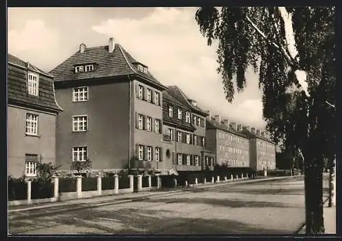 AK Mühlhausen (Thür.), Partie am Birkenweg