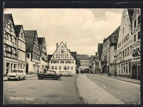 AK Oettingen, Strassenpartie im Ort