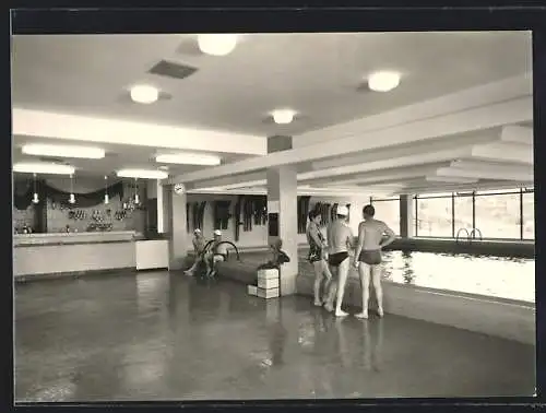 AK Oberhof / Thür., Interhotel Panorama, Schwimmhalle