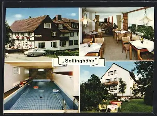 AK Silberborn /Solling, Hotel-Pension und Café Sollinghöhe