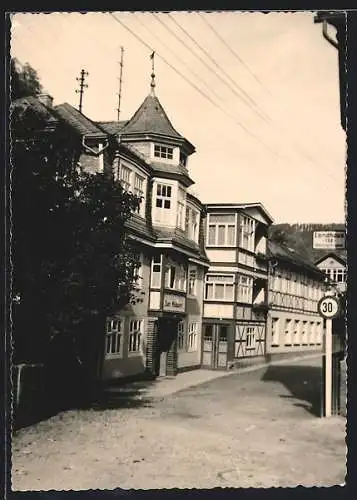 AK Schwarzburg /Schwarzatal, Ferienheim des DER Zum Wildpark