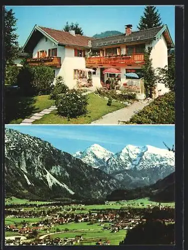 AK Ruhpolding /Obb., Haus Greiner, Eisenbergstr. 12, Gesamtansicht