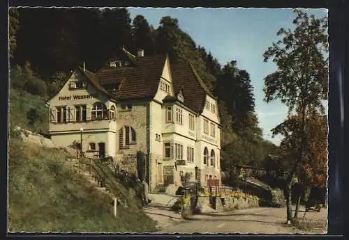 AK Raumünzach im Murgtal, Hotel Wasserfall, Bes. Ernst Förderer