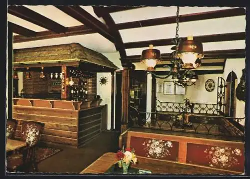 AK Bad Sachsa /Südharz, Hotelpension-Restaurant-Weinstube Haus am Kurpark, Bes. Eugen Lausmann, Bismarckstrasse 11