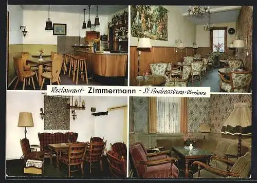 AK St. Andreasberg /Oberharz, Restaurant Zimmermann