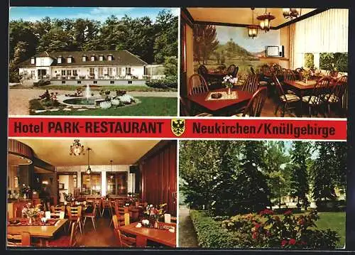 AK Neukirchen /Knüllgebirge, Hotel Park-Restaurant, In den Anlagen 1