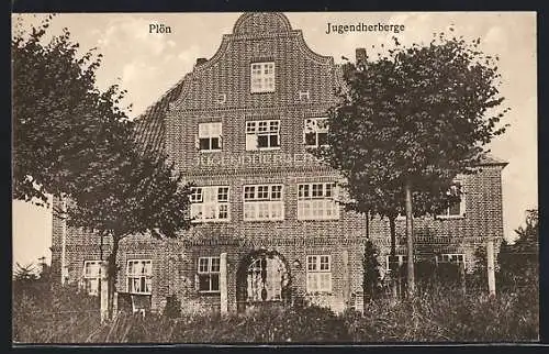 AK Plön, Frontalansicht der Jugendherberge