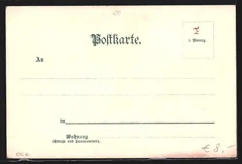 Künstler-AK Carl Münch: Wolfach, Strassenpartie mit Kirche, St. Jakobskapelle