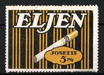 Reklamemarke Eljen Zigaretten, Josetti