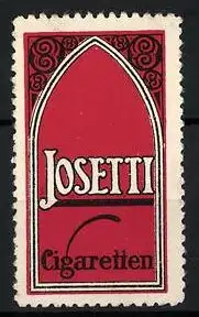 Reklamemarke Josetti Zigaretten, Ornamente
