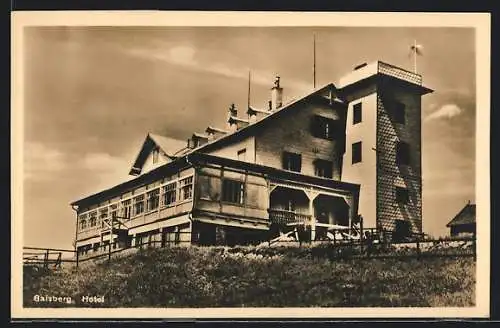 AK Gaisberg b. Salzburg, Hotel auf dem Gaisberg