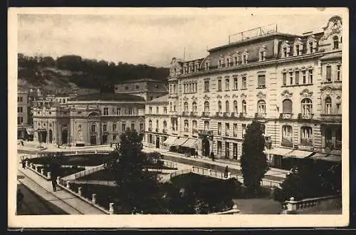 AK Salzburg, Hotel Bristol am Makartplatz und Stadttheater