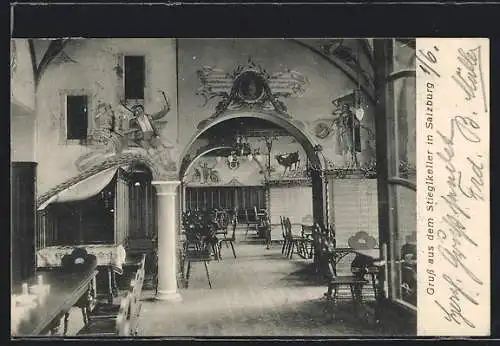 AK Salzburg, Gasthaus Stieglkeller