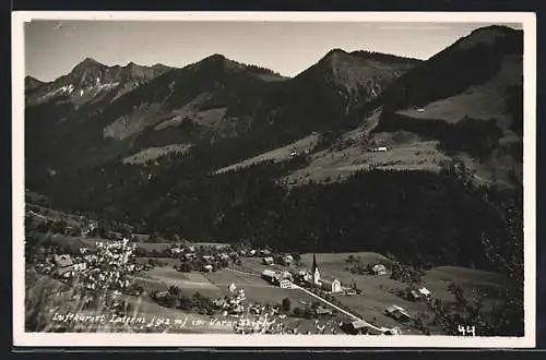 AK Laterns / Vorarlberg, Panoramablick vom Berg aus