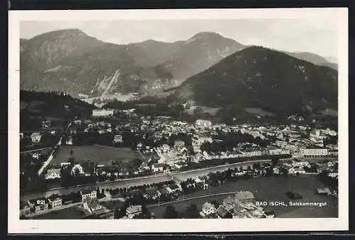 AK Bad Ischl / Salzkammergut, Gesamtansicht, Luftbild