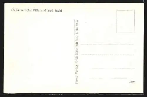 AK Bad Ischl, Blick auf die Kaiserliche Villa