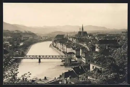 AK Steyr, Panoramablick vom Tabor aus