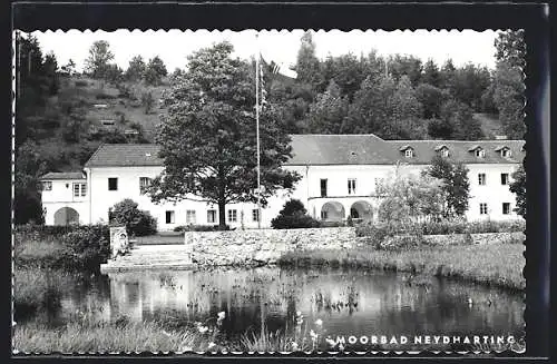 AK Neydharting, Moorbad-Kurhaus und Teich