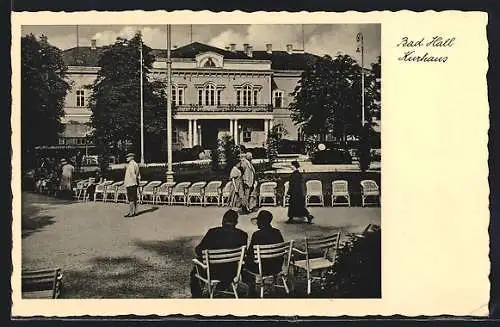 AK Bad Hall, Kurhaus mit Anlage