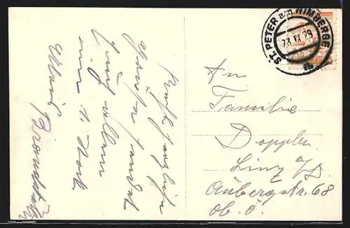 AK St. Peter am Wimberg, Gesamtansicht aus der Vogelschau