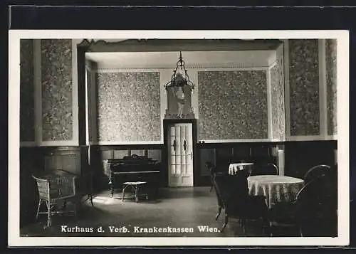 AK Bad Hall, Kurhaus d. Verb. Krankenkassen Wien, Innenansicht