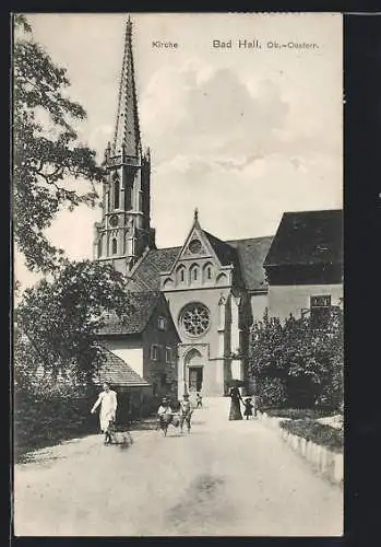 AK Bad Hall, Blick auf die Kirche