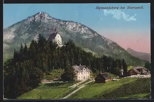 AK Mariazell, Ortspartie am Sigmundsberg