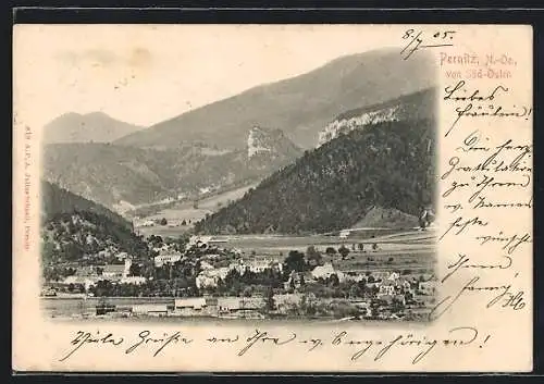 AK Pernitz, Ortsansicht von Süd-Osten