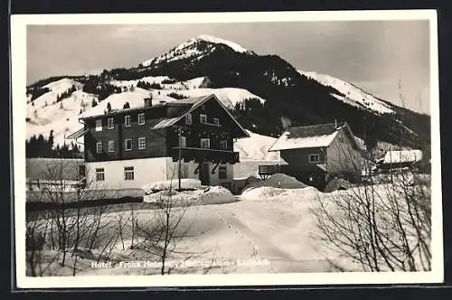 AK Hinterglemm-Saalbach, Hotel Frohe Heimat