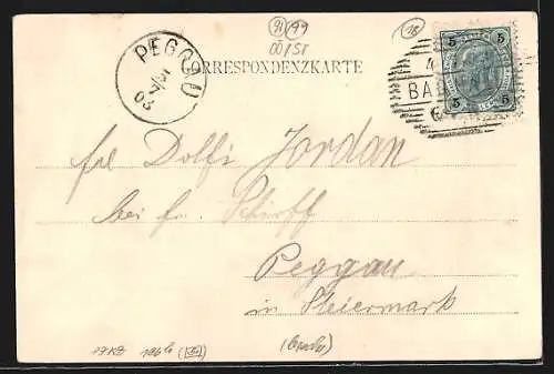 AK Bad Hall, Ortsansicht mit Kirche