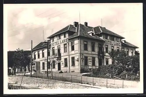 AK Mönichkirchen am Wechsel, Hotel Lang