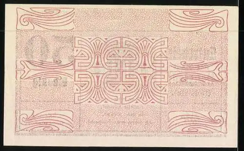 Notgeld Neustadt (Holstein), 50 Pfennig, Rathaus