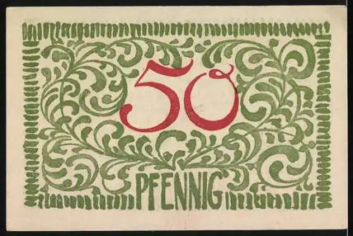 Notgeld Konstanz 1918, 50 Pfennig, Siegel