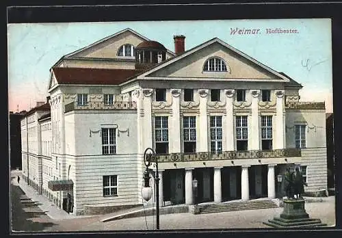AK Weimar / Thür., Hoftheater