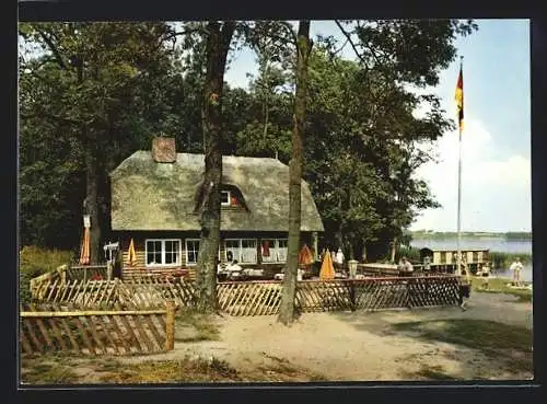 AK Ascheberg / Plöner See, Campingplatz und Gaststätte Strandhalle