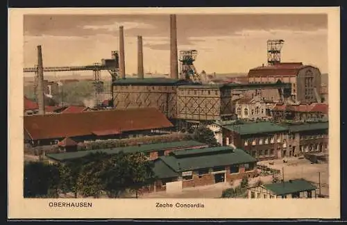 AK Oberhausen / Rhld., Zeche Concordia