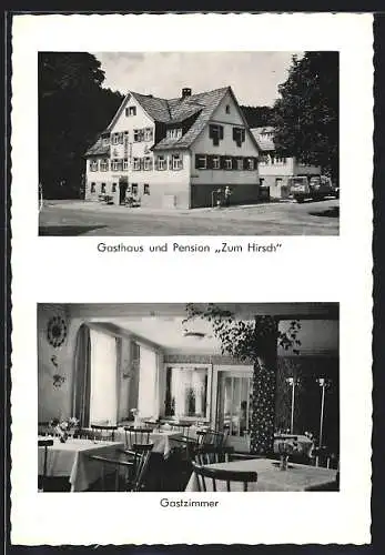 AK Unterreichenbach /Schwarzwald, Gasthaus und Pension Zum Hirsch