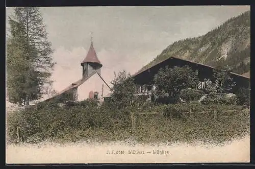 AK Château-d’Oex, L`Etivaz, L`Eglise