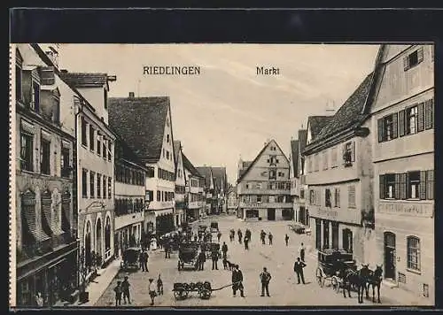 AK Riedlingen / Donau, Gasthof zur Post am Markt