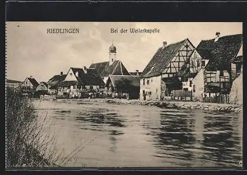 AK Riedlingen / Donau, Bei der Weilerkapelle