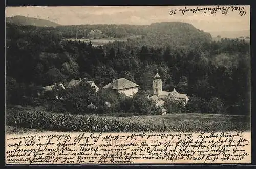 AK Graz, Mariagrün, Kirche mit Umgebung