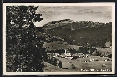 AK Riezlern, Ortsansicht mit Hoch Ifer