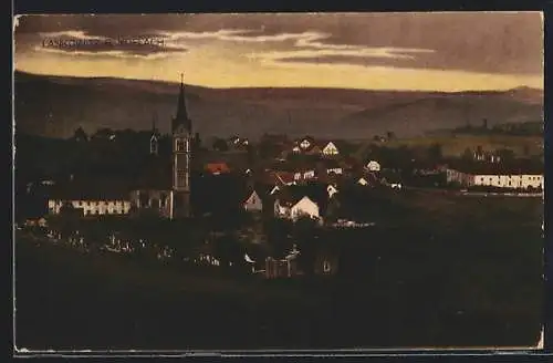 AK Maria Lankowitz b. Köflach, Ortsansicht mit Kirche