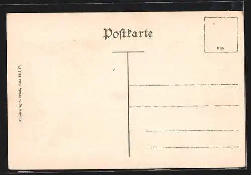 AK St. Michael ob Leoben, Ortsansicht vor Bergen